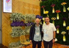 Flores de Altagracia from Medellin, at Proflora represented by Billy Loaize and Pedro Alzate, is a grower of calla, hydrangea, and two varieties of Dusty Miller.